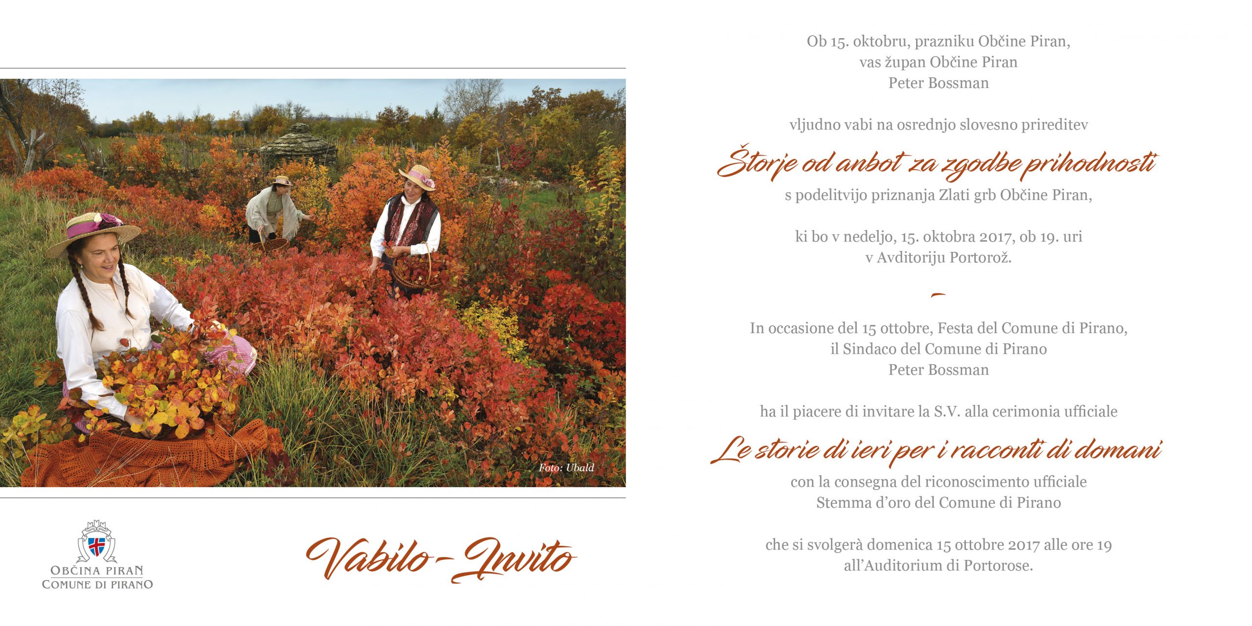 VABILO občinski praznik 2017